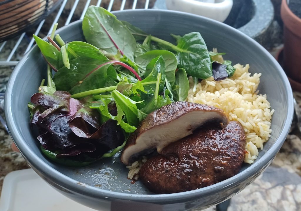Roasted Portobello Mushrooms with Harissa and&nbsp;Lemon